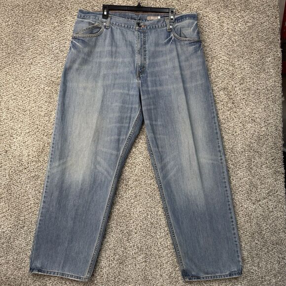 Vintage Levis Silvertab Jeans Men's 40x32 Blue Baggy Wide Leg Y2K 2000s Skater - Picture 5 of 14